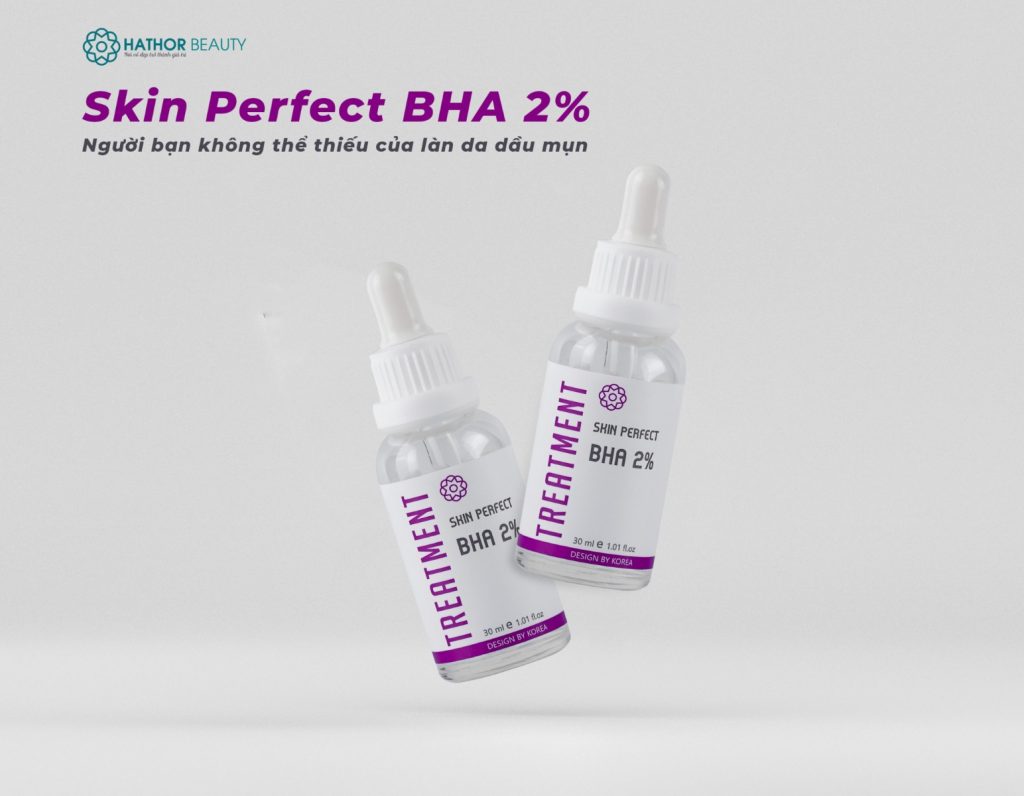 Serum chăm sóc da da dầu, da mụn, lỗ chân lông to SKIN PERFECT BHA 2% - Hathor Beauty Spa 2 serum cham soc da da du da mn l chan long to skin perfect bha 2 hathor beauty spa 2