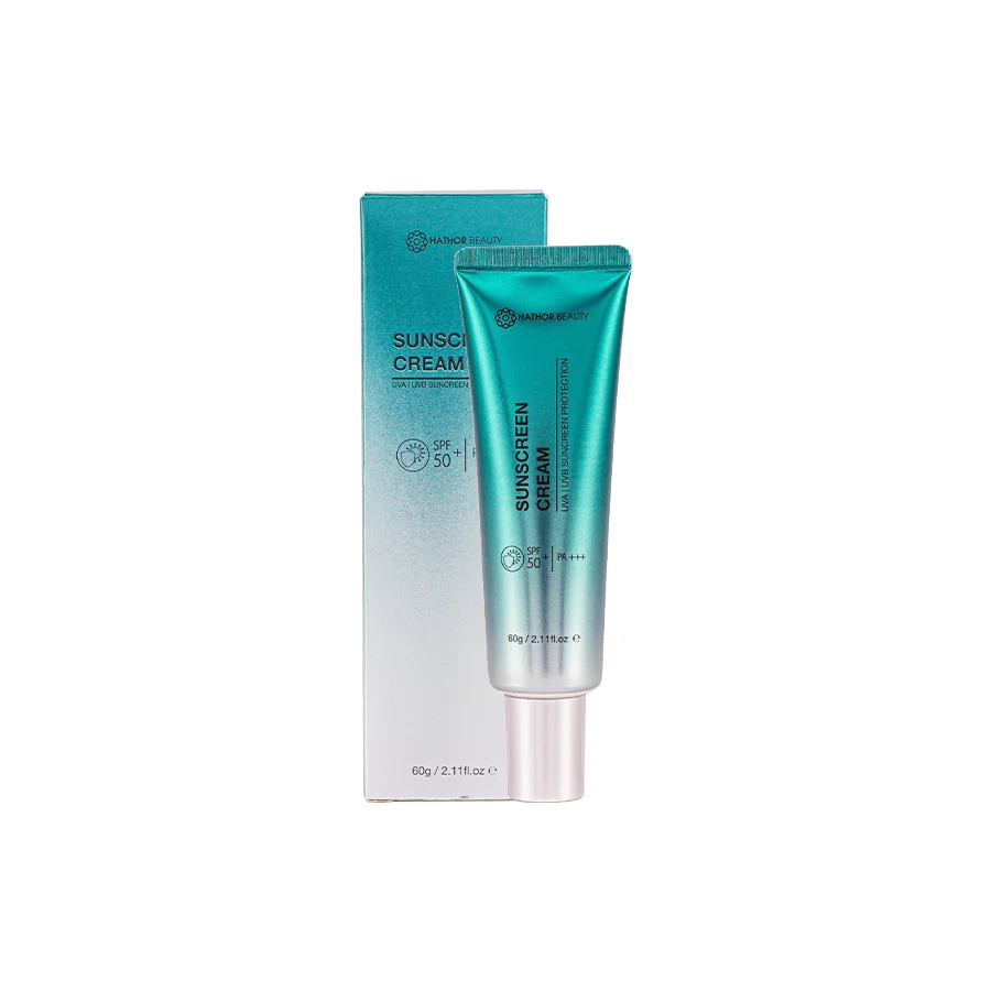 Kem chống nắng Sunscreen Cream Hathor Beauty 60g SPF50+ PA++++ 3 IN 1 Thấm nhanh, không bóng dầu, bết bí 60g