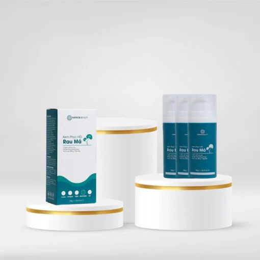 Kem phục hồi Rau Má Dưỡng ẩm Sáng da Bảo vệ da Tăng sinh Collagen cứu tinh cho da mỏng đỏ yếu Hathor Beauty 30g - Ảnh 2